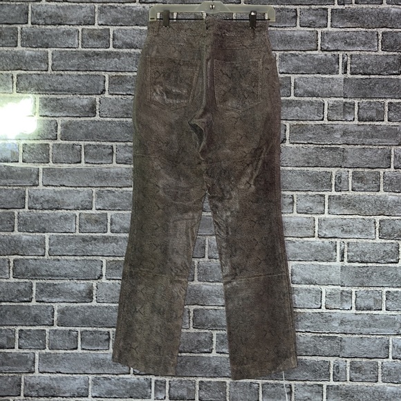 leather pants Snake skin - Picture 2 of 4